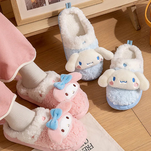 Fluffy Sanrio Hello Kitty Slippers