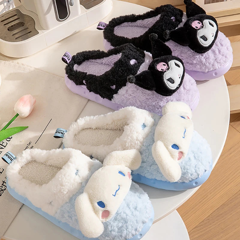 Fluffy Sanrio Hello Kitty Slippers